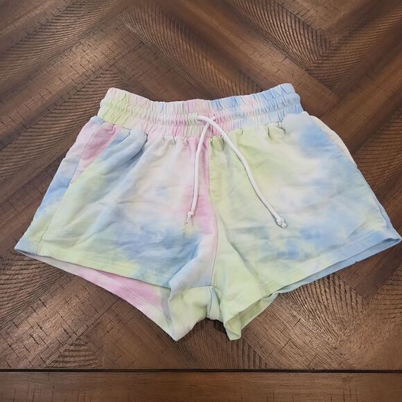 Tie-Dye Cotton Shorts Small - Picture 1 of 4
